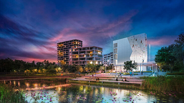 The developer presents a vision of green Petržalka without cars The developer presents a vision of green Petržalka without cars